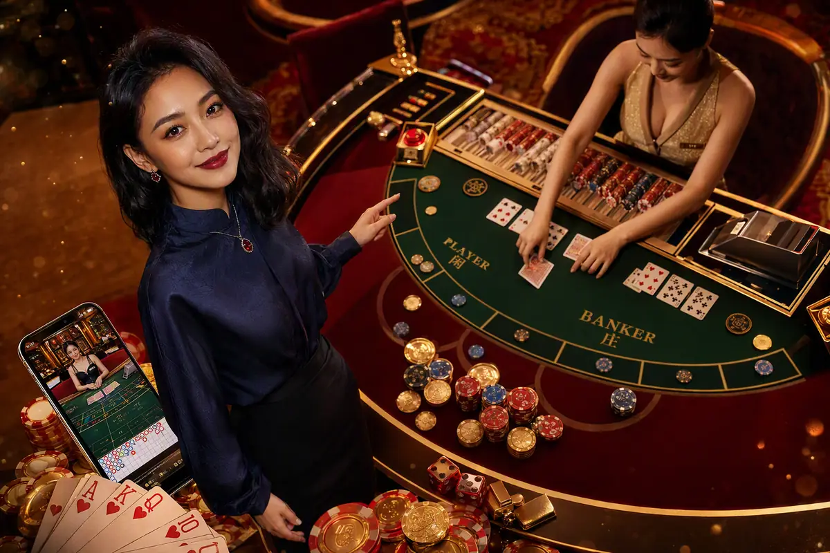 pav888 Casino permainan live baccarat dealer langsung